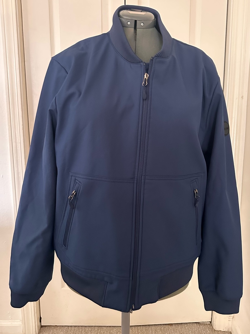 William Rast Men's Navy Bomber Jacket